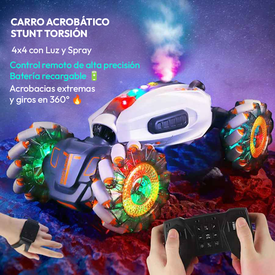 CARRO ACROBÁTICO STUNT TORSIÓN 360°